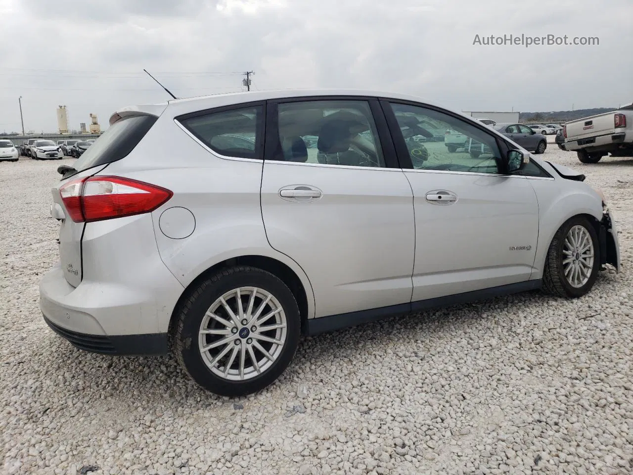 2013 Ford C-max Sel Silver vin: 1FADP5BU3DL510556