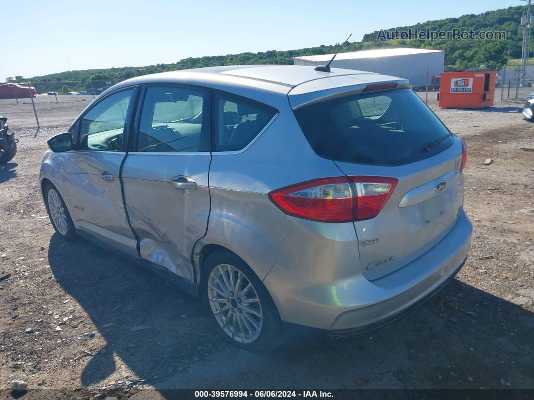 2013 Ford C-max Hybrid Sel Silver vin: 1FADP5BU3DL520391