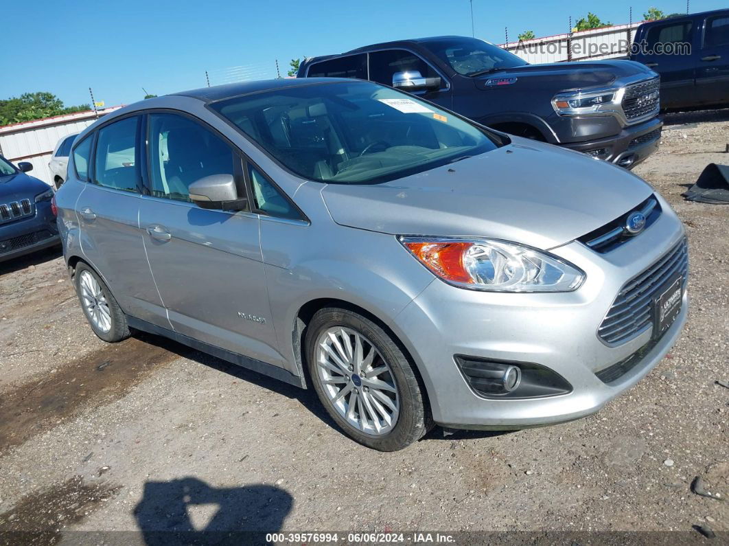 2013 Ford C-max Hybrid Sel Silver vin: 1FADP5BU3DL520391