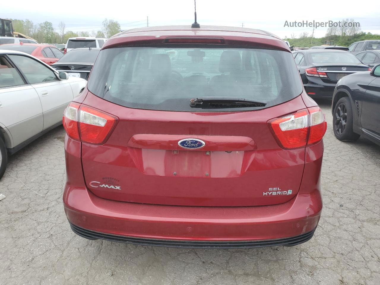 2013 Ford C-max Sel Красный vin: 1FADP5BU3DL525140