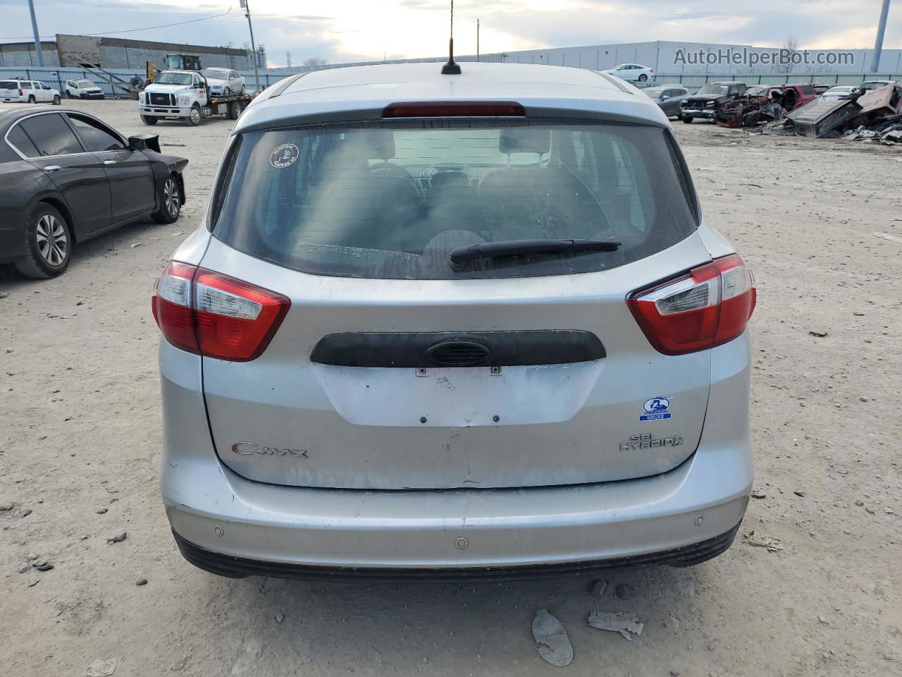 2013 Ford C-max Sel Silver vin: 1FADP5BU3DL554444