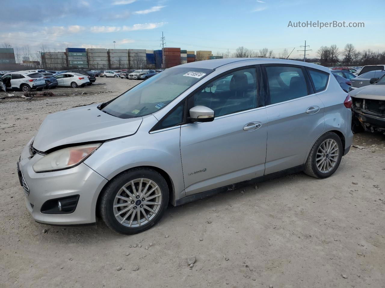 2013 Ford C-max Sel Silver vin: 1FADP5BU3DL554444