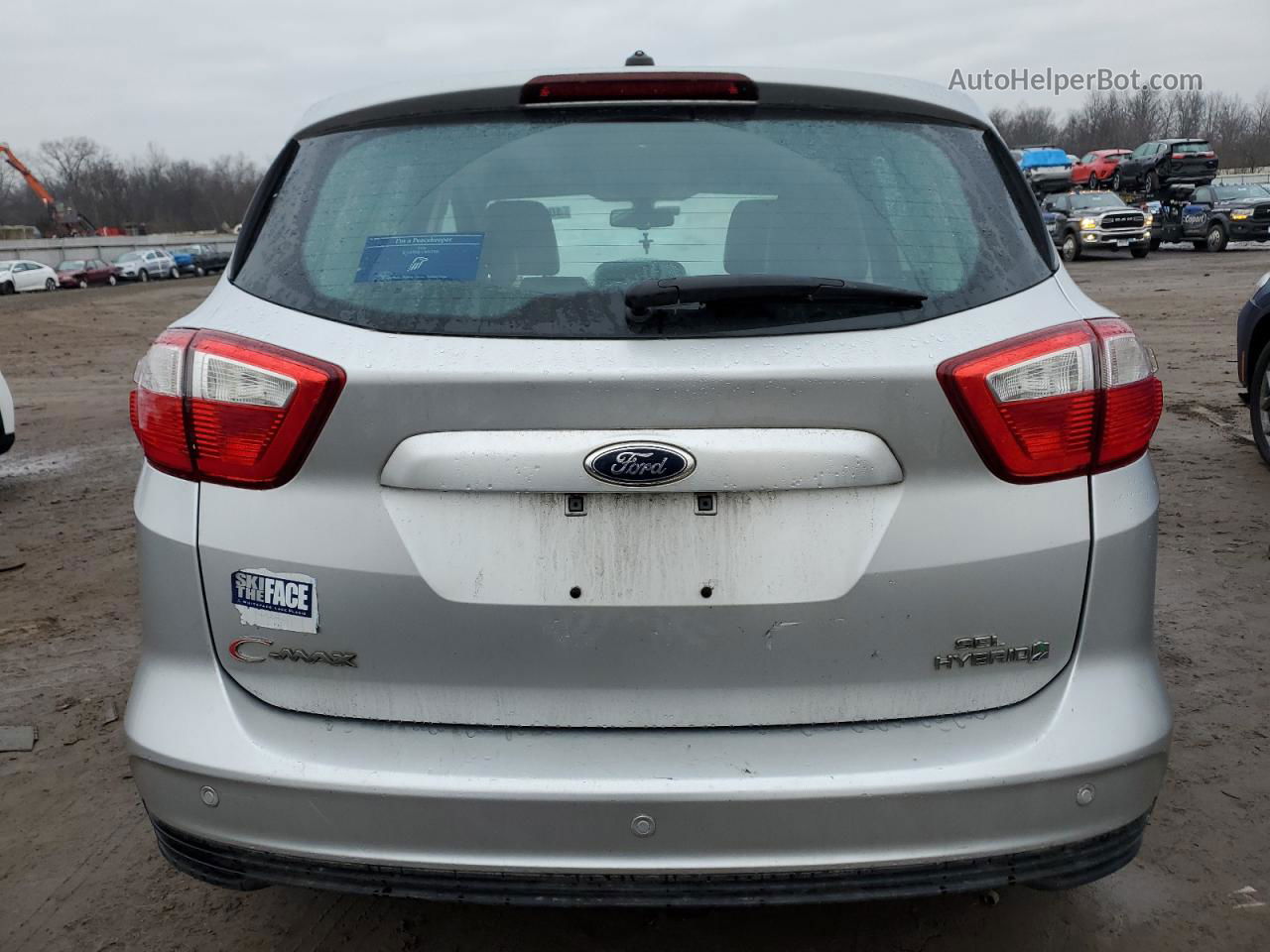 2014 Ford C-max Sel Silver vin: 1FADP5BU3EL507500