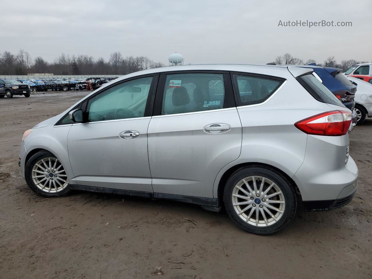 2014 Ford C-max Sel Silver vin: 1FADP5BU3EL507500