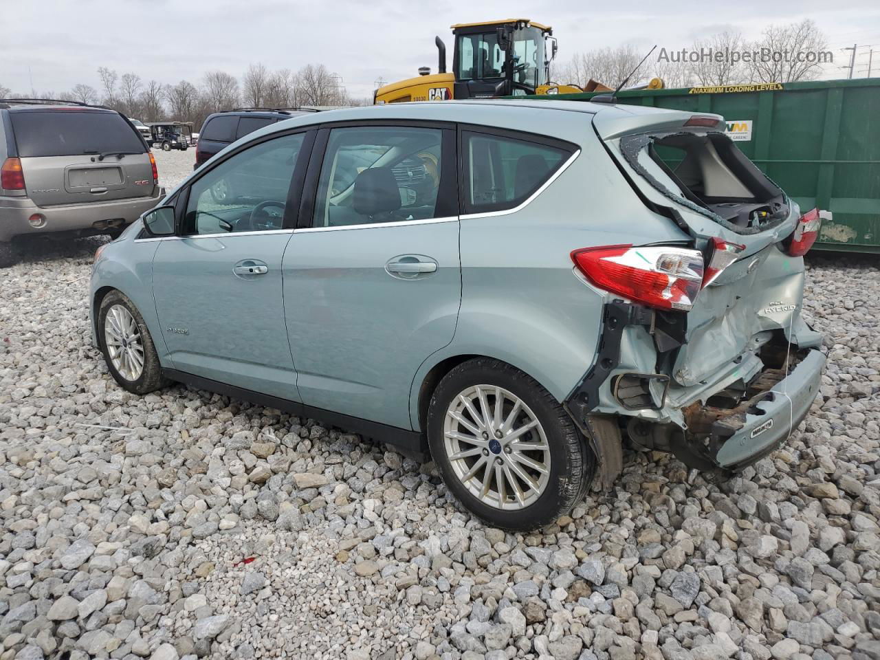 2014 Ford C-max Sel Turquoise vin: 1FADP5BU3EL515029