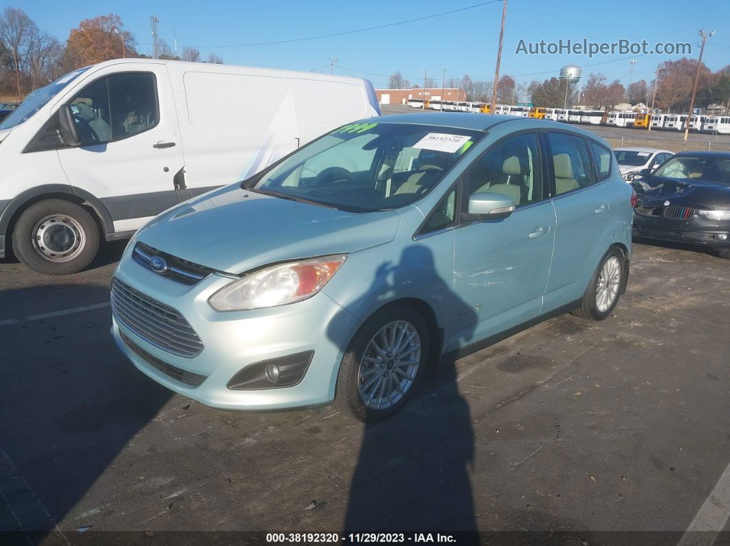 2013 Ford C-max Hybrid Sel Light Blue vin: 1FADP5BU4DL515281