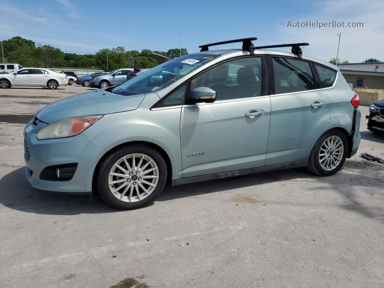 2013 Ford C-max Sel Turquoise vin: 1FADP5BU4DL524188