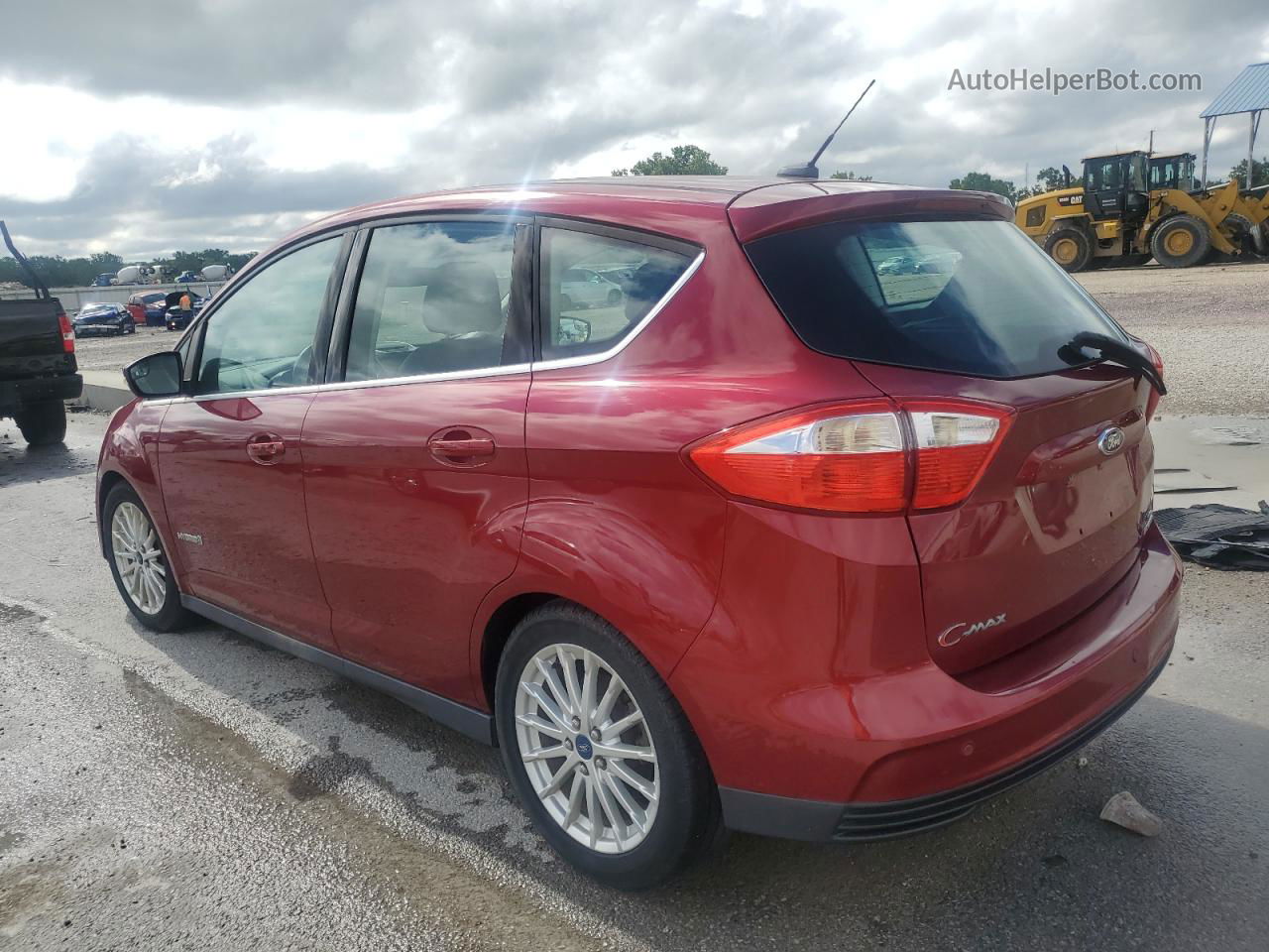 2013 Ford C-max Sel Red vin: 1FADP5BU4DL527317