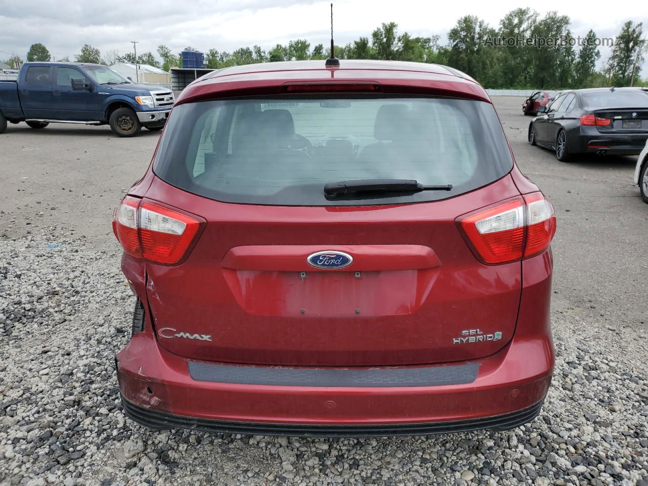 2013 Ford C-max Sel Красный vin: 1FADP5BU4DL531030