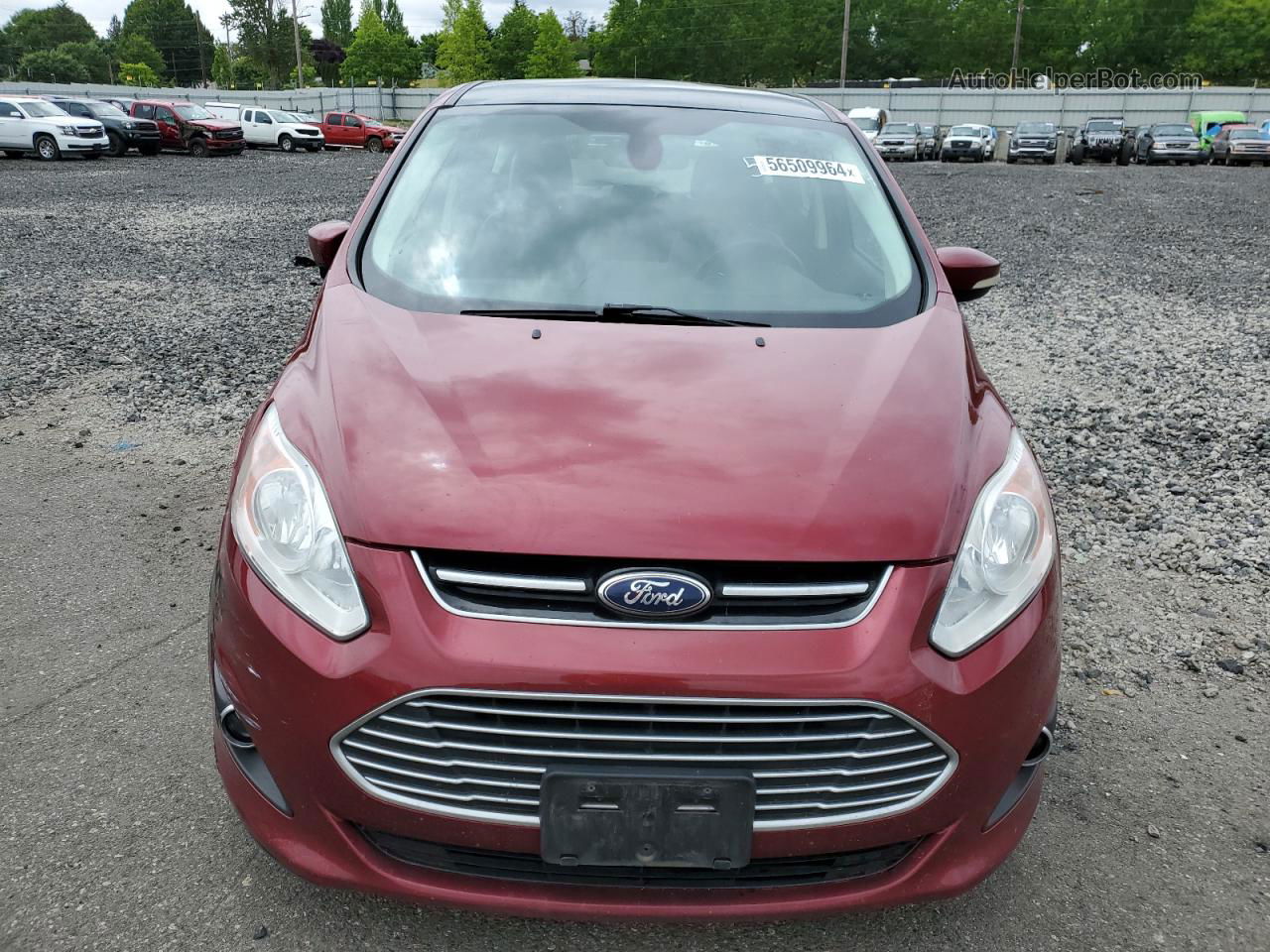 2013 Ford C-max Sel Red vin: 1FADP5BU4DL531030