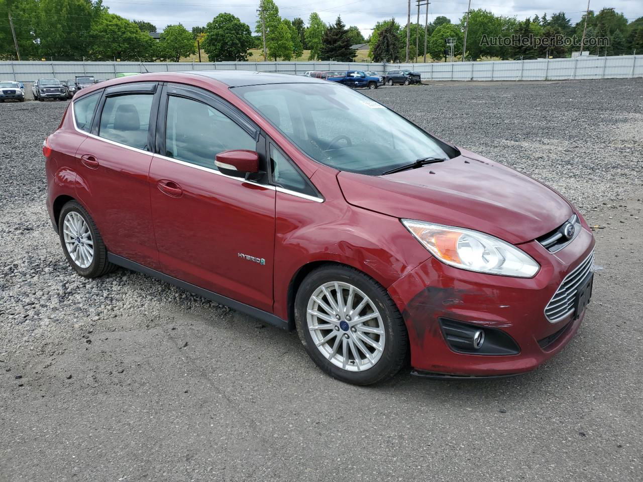 2013 Ford C-max Sel Красный vin: 1FADP5BU4DL531030