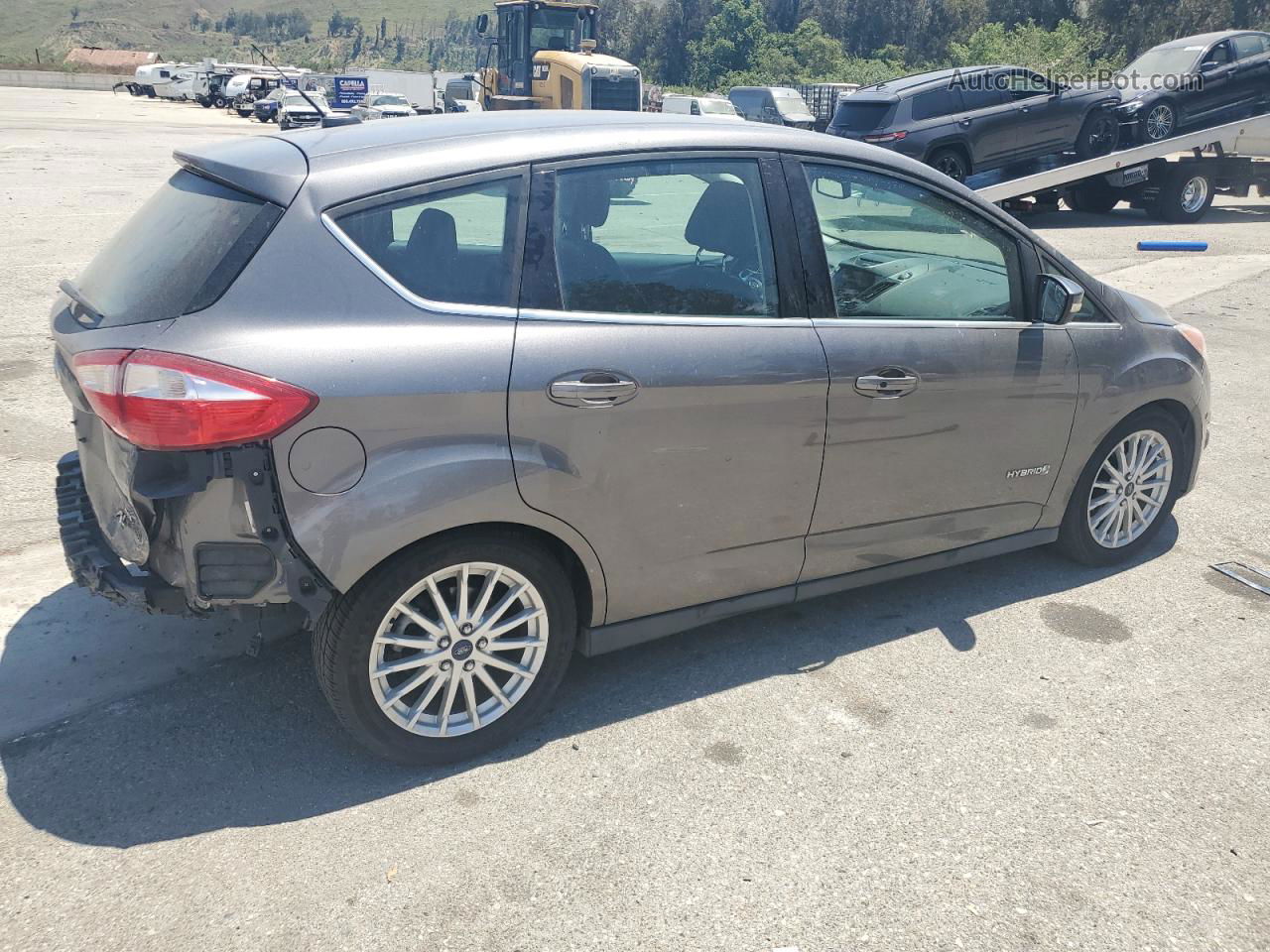 2014 Ford C-max Sel Gray vin: 1FADP5BU4EL503360