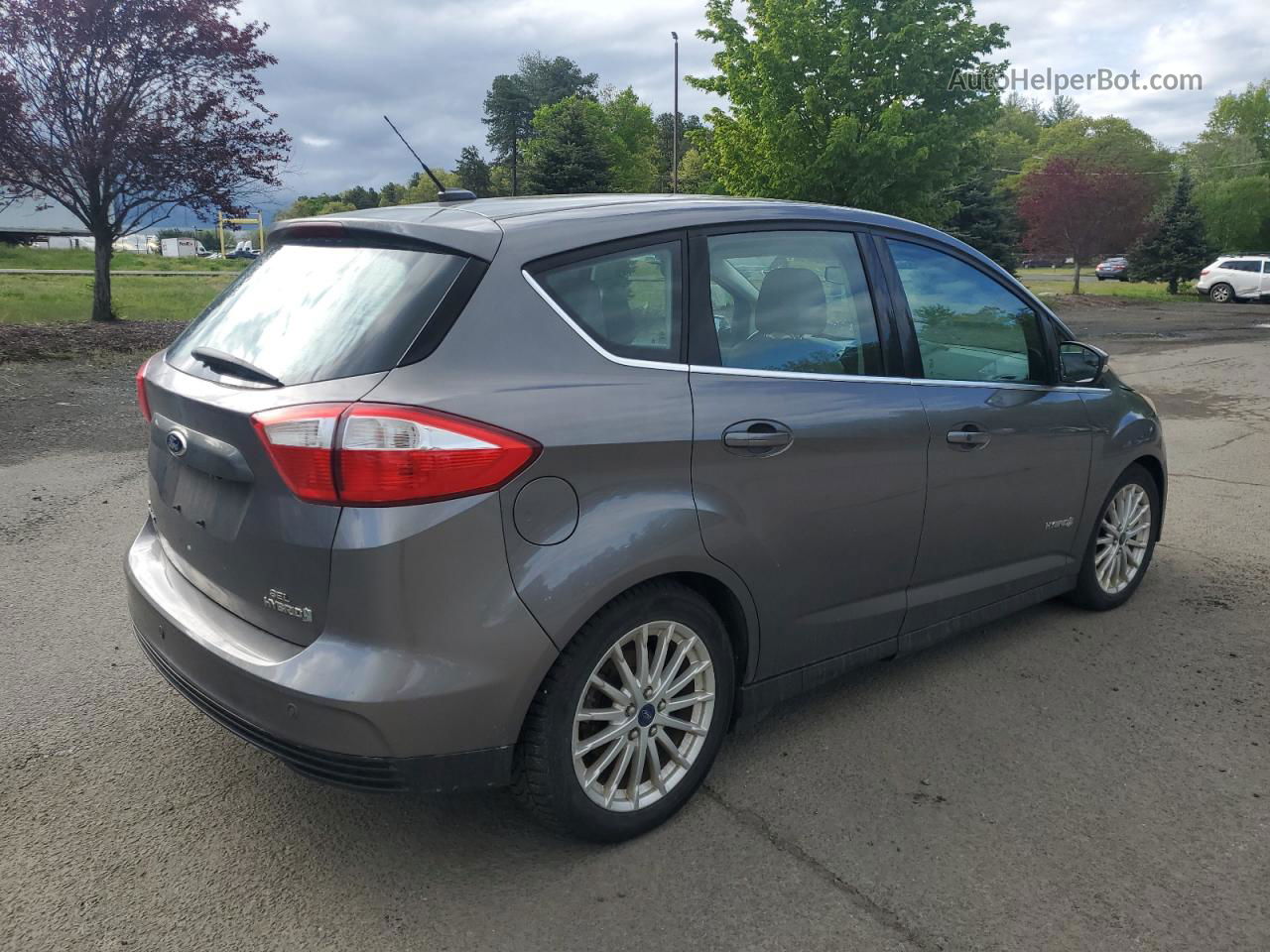 2014 Ford C-max Sel Gray vin: 1FADP5BU4EL514889