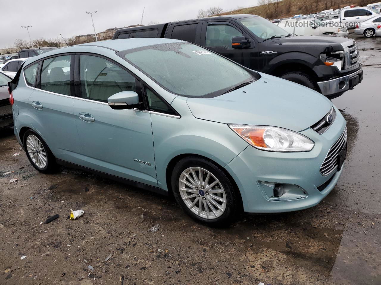 2013 Ford C-max Sel Turquoise vin: 1FADP5BU5DL513961