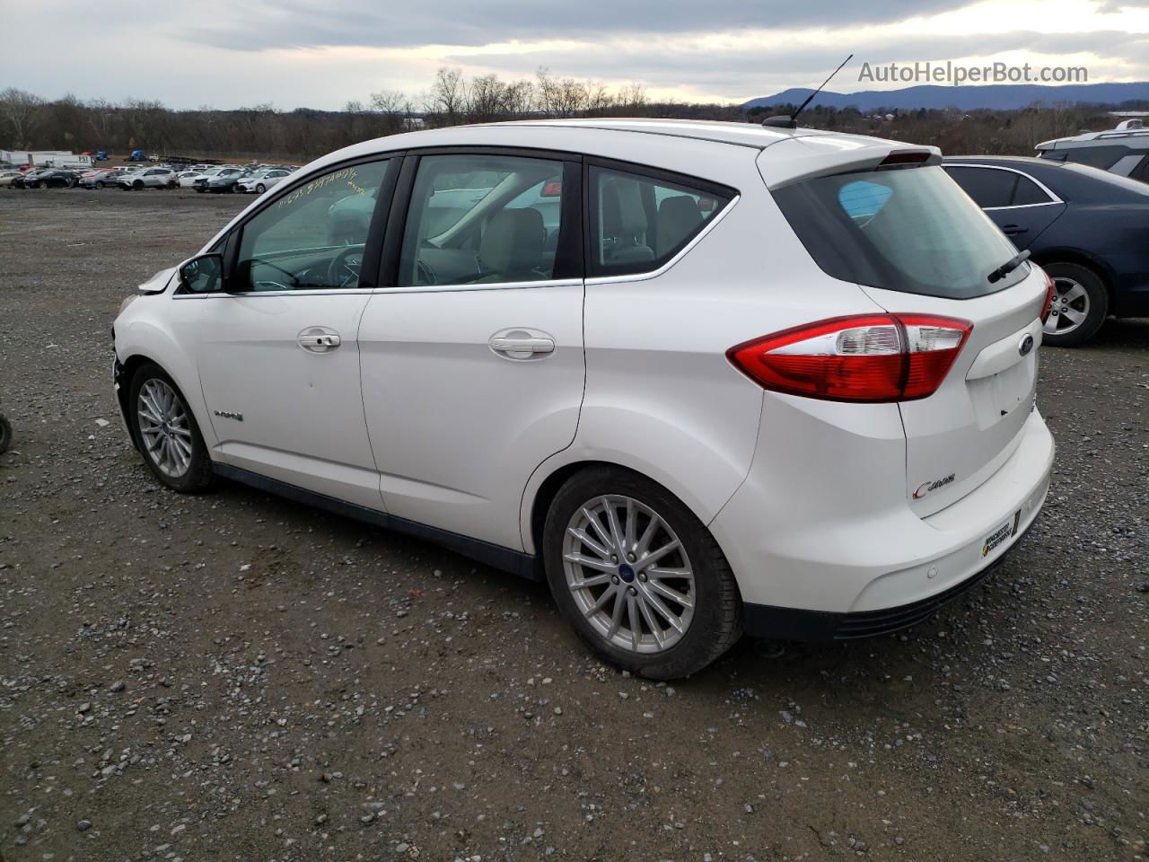 2013 Ford C-max Sel Белый vin: 1FADP5BU5DL515760