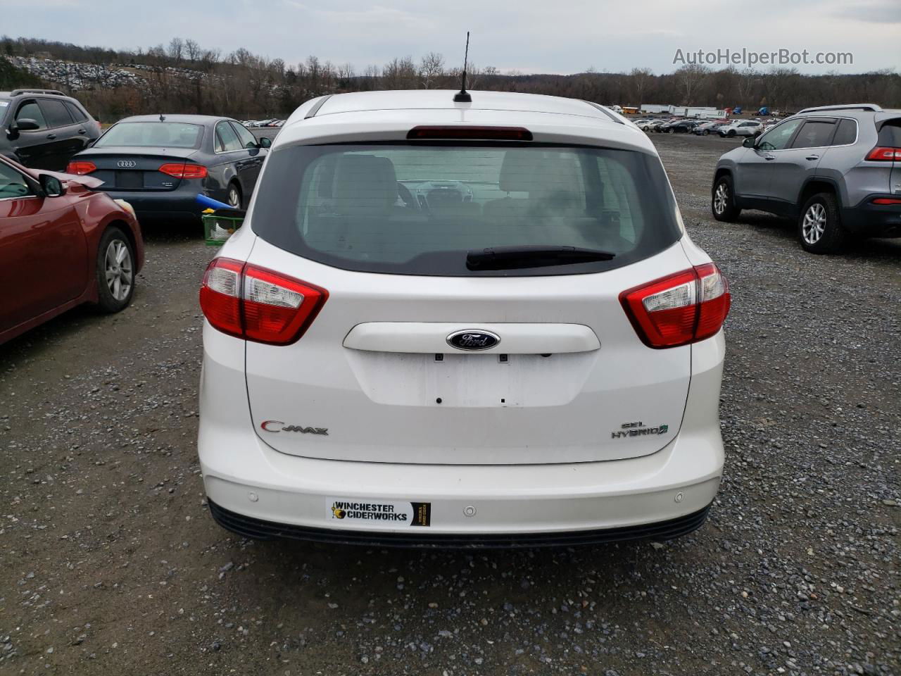 2013 Ford C-max Sel Белый vin: 1FADP5BU5DL515760