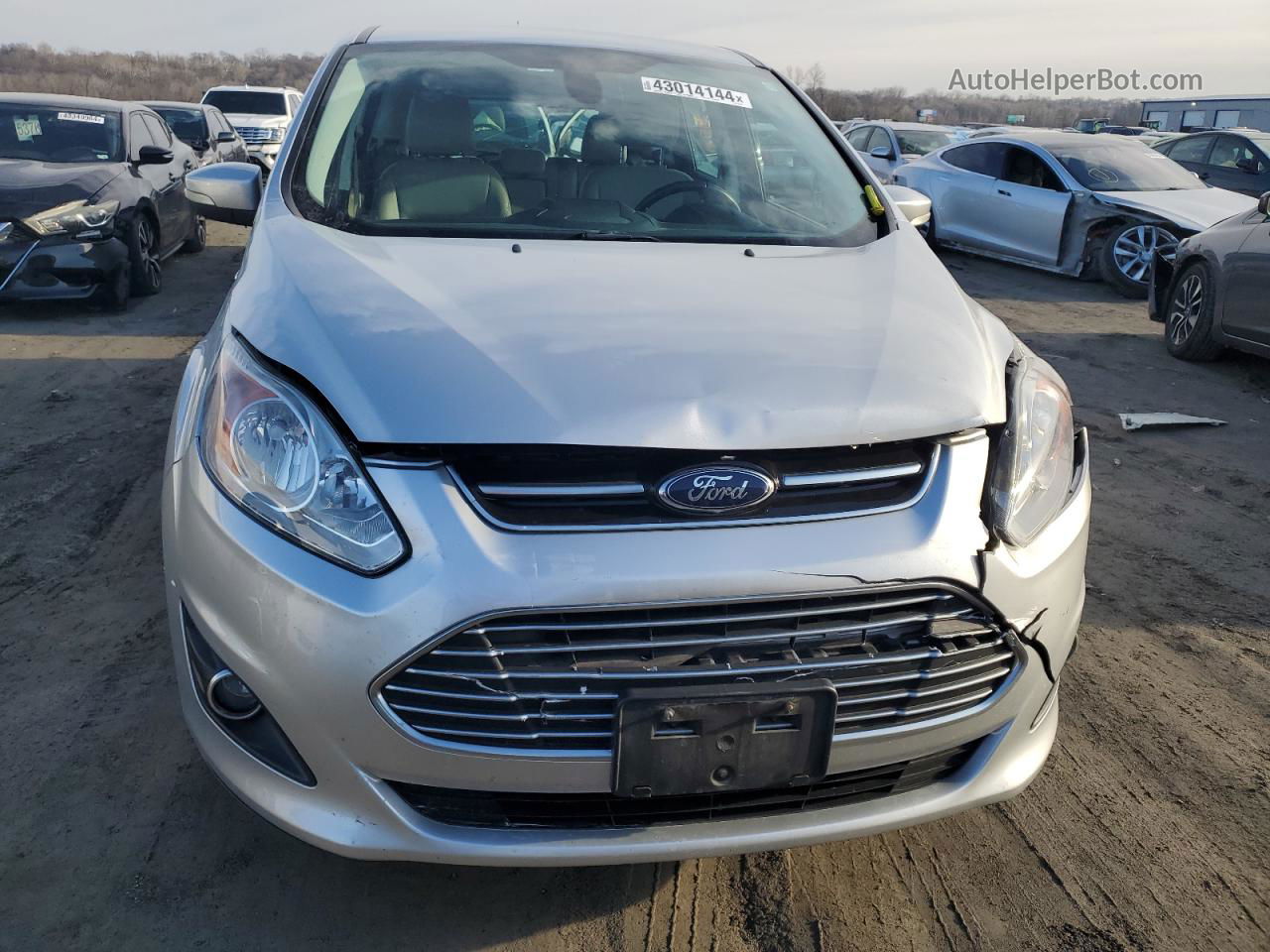 2013 Ford C-max Sel Silver vin: 1FADP5BU5DL516438