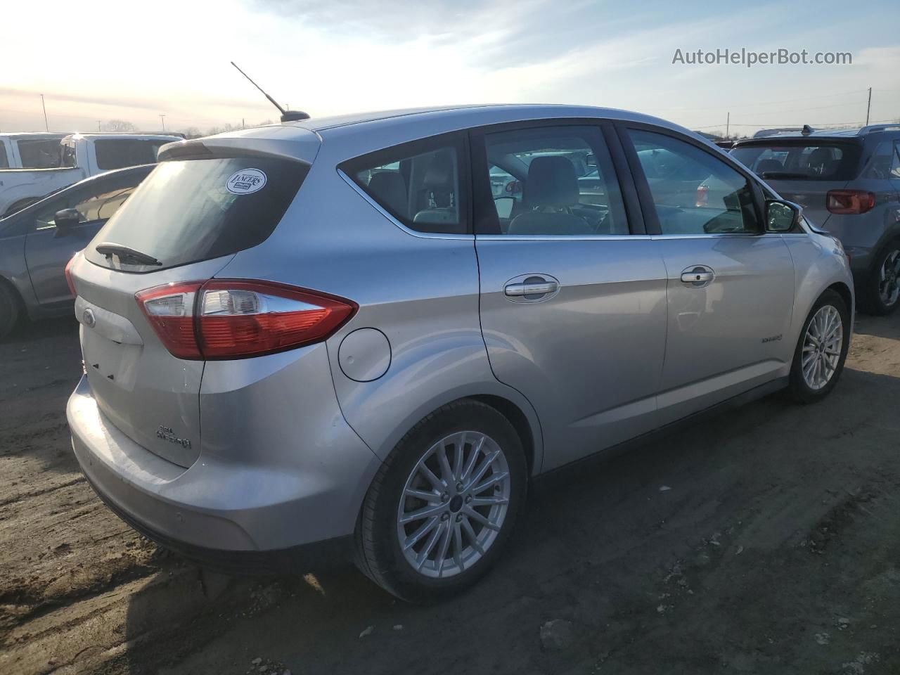 2013 Ford C-max Sel Silver vin: 1FADP5BU5DL516438