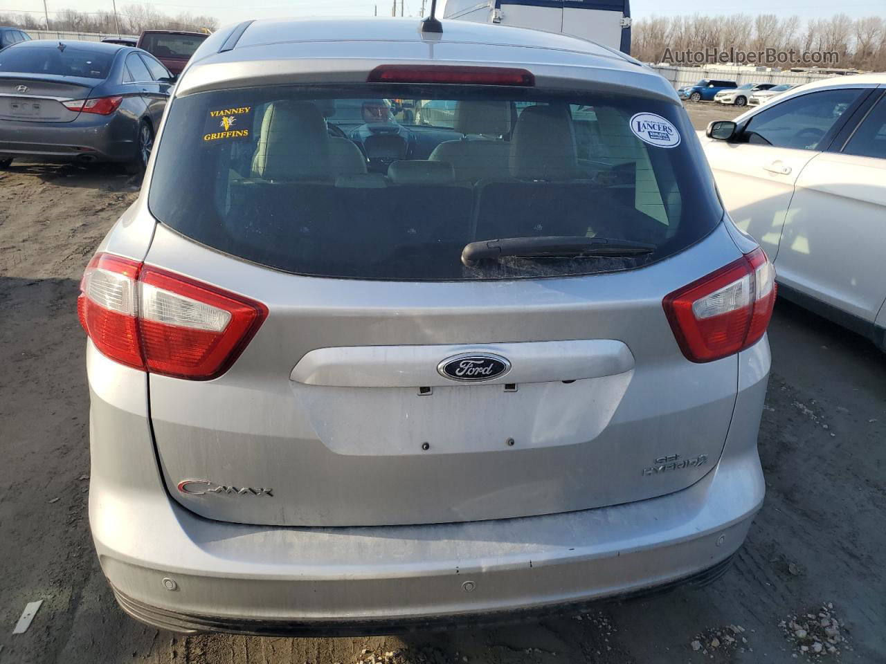 2013 Ford C-max Sel Silver vin: 1FADP5BU5DL516438