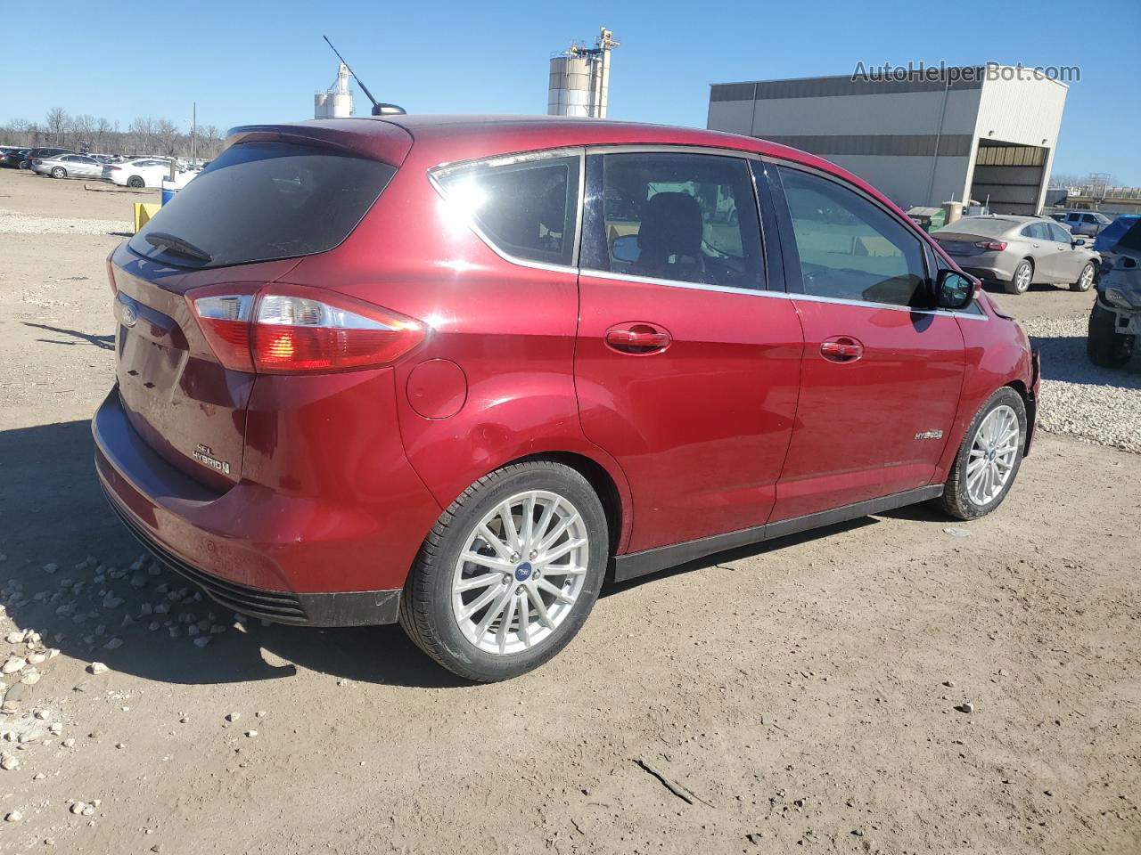 2013 Ford C-max Sel Red vin: 1FADP5BU5DL530632