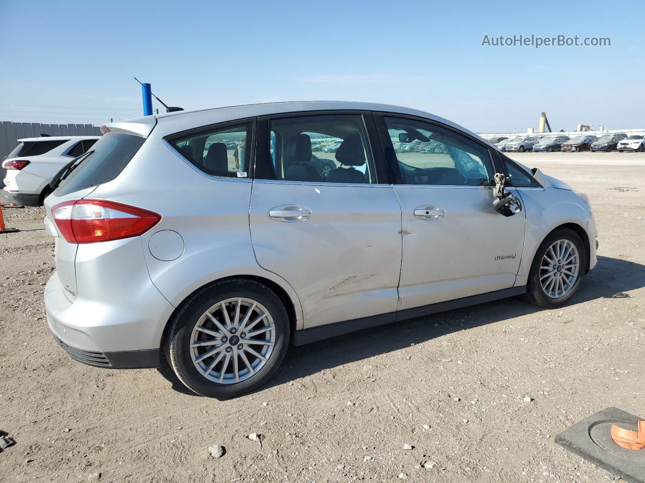 2013 Ford C-max Sel Silver vin: 1FADP5BU5DL537225