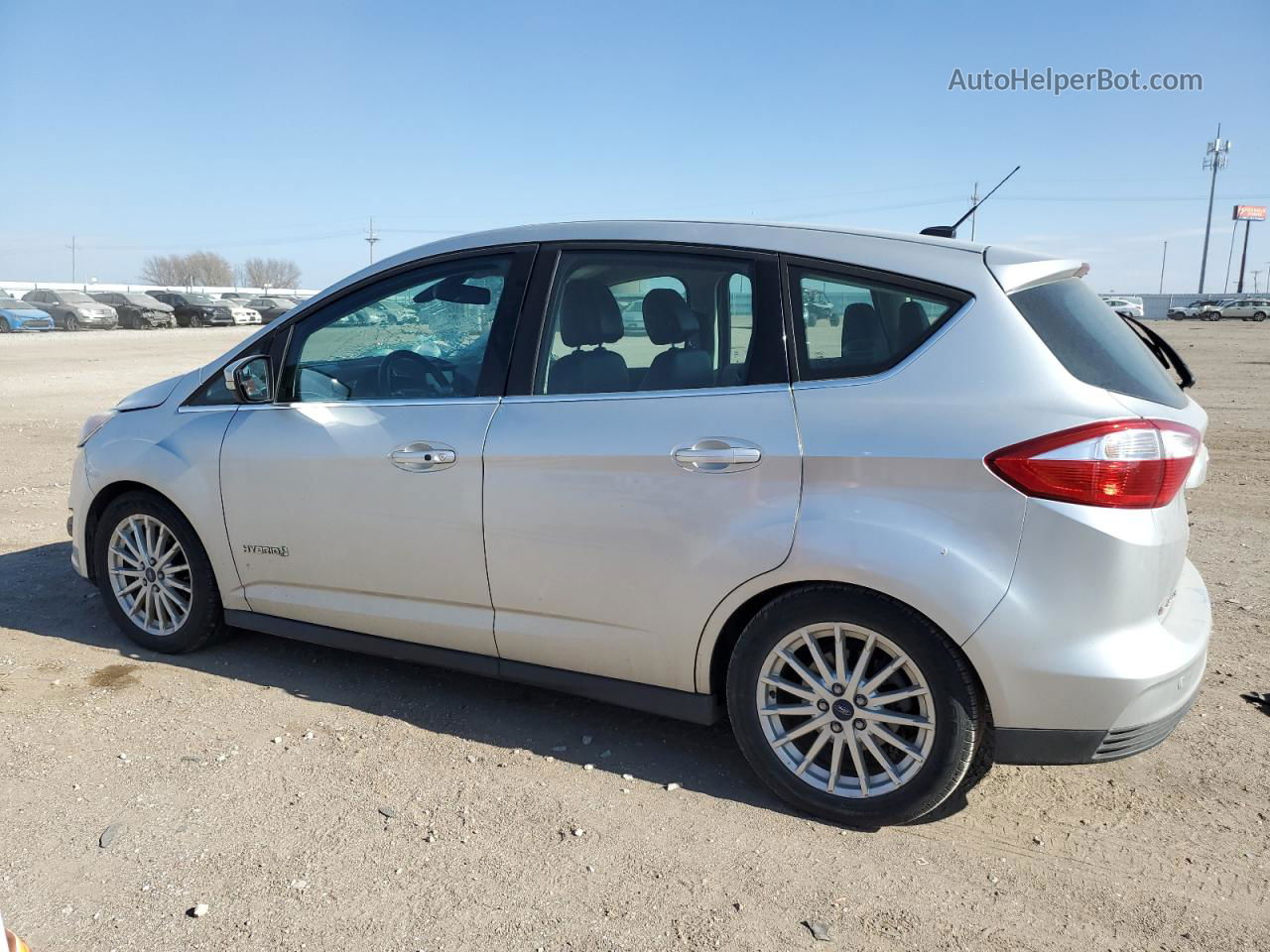 2013 Ford C-max Sel Silver vin: 1FADP5BU5DL537225