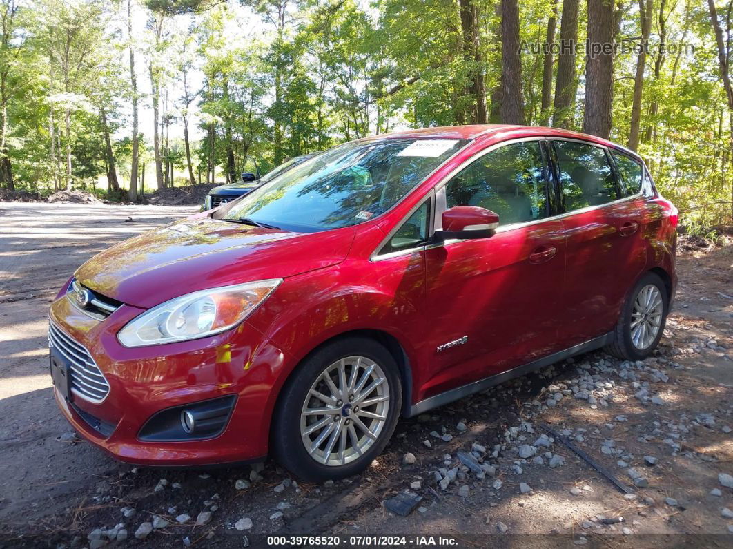 2013 Ford C-max Hybrid Sel Красный vin: 1FADP5BU5DL542599