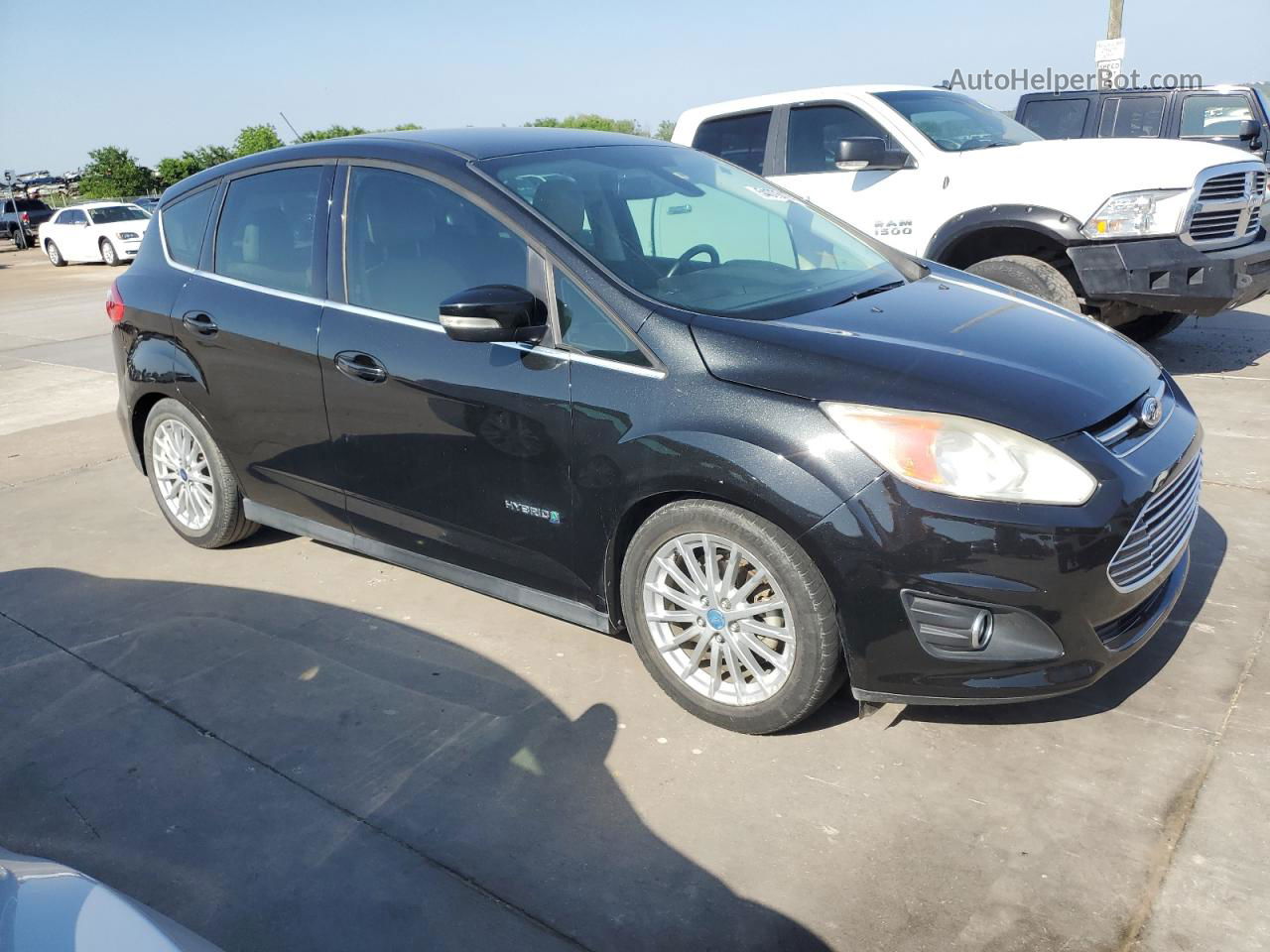 2013 Ford C-max Sel Black vin: 1FADP5BU5DL547687