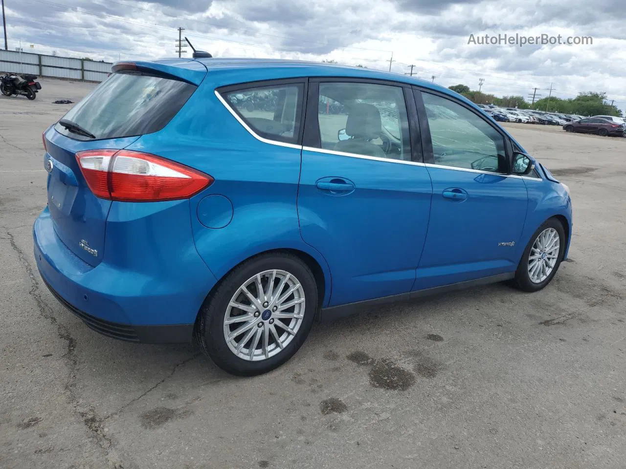 2013 Ford C-max Sel Blue vin: 1FADP5BU5DL550928