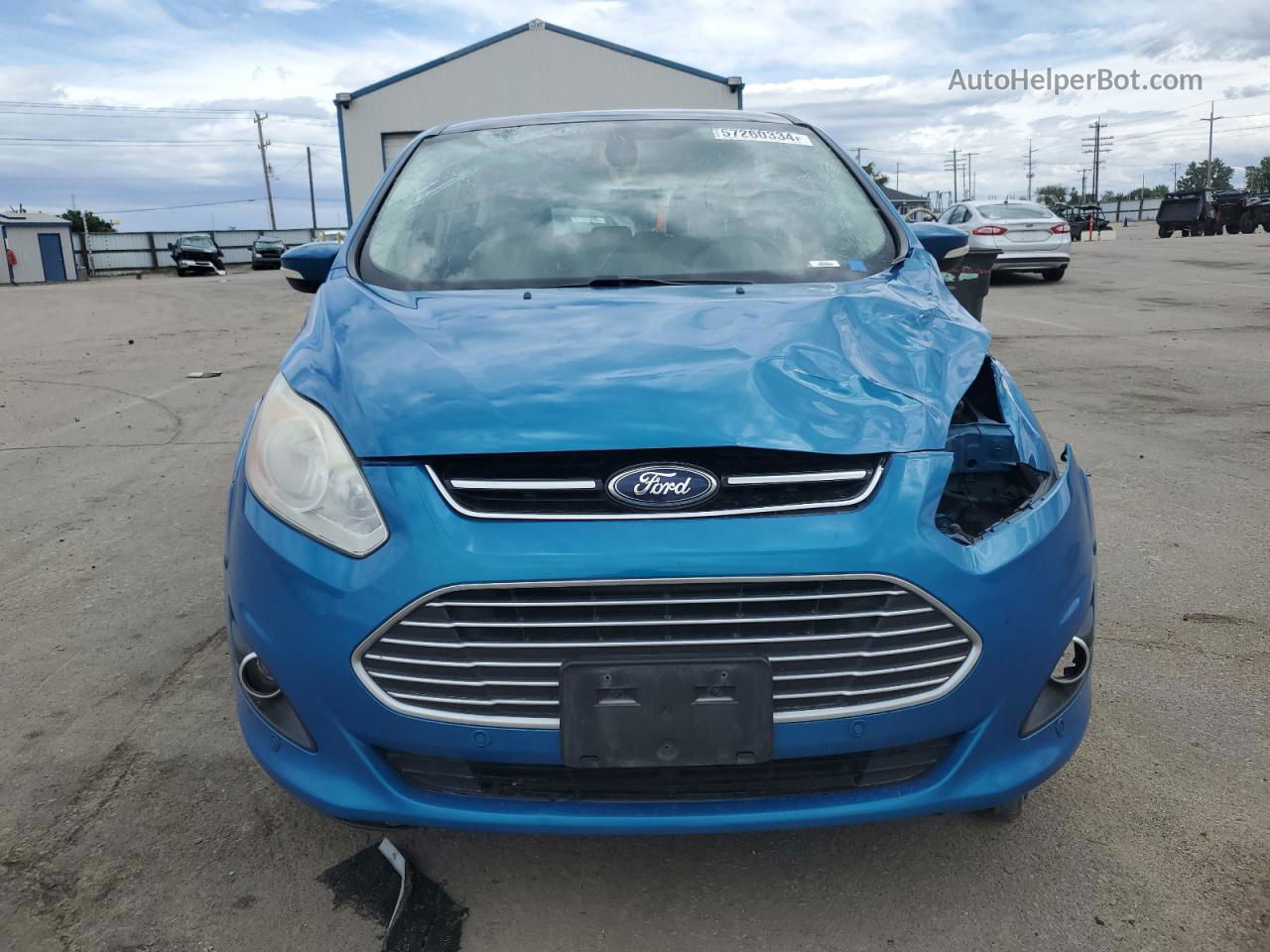 2013 Ford C-max Sel Blue vin: 1FADP5BU5DL550928