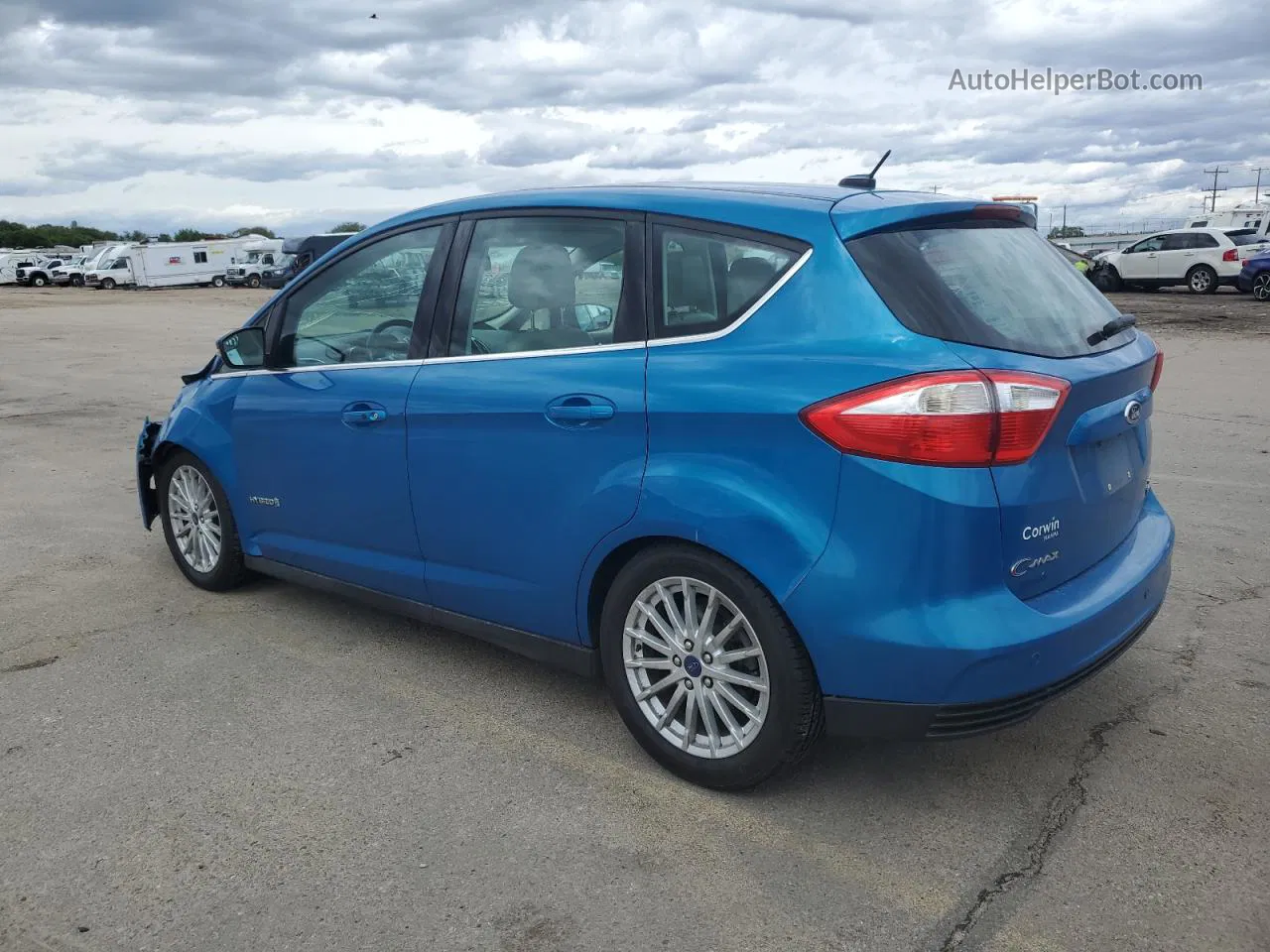 2013 Ford C-max Sel Blue vin: 1FADP5BU5DL550928