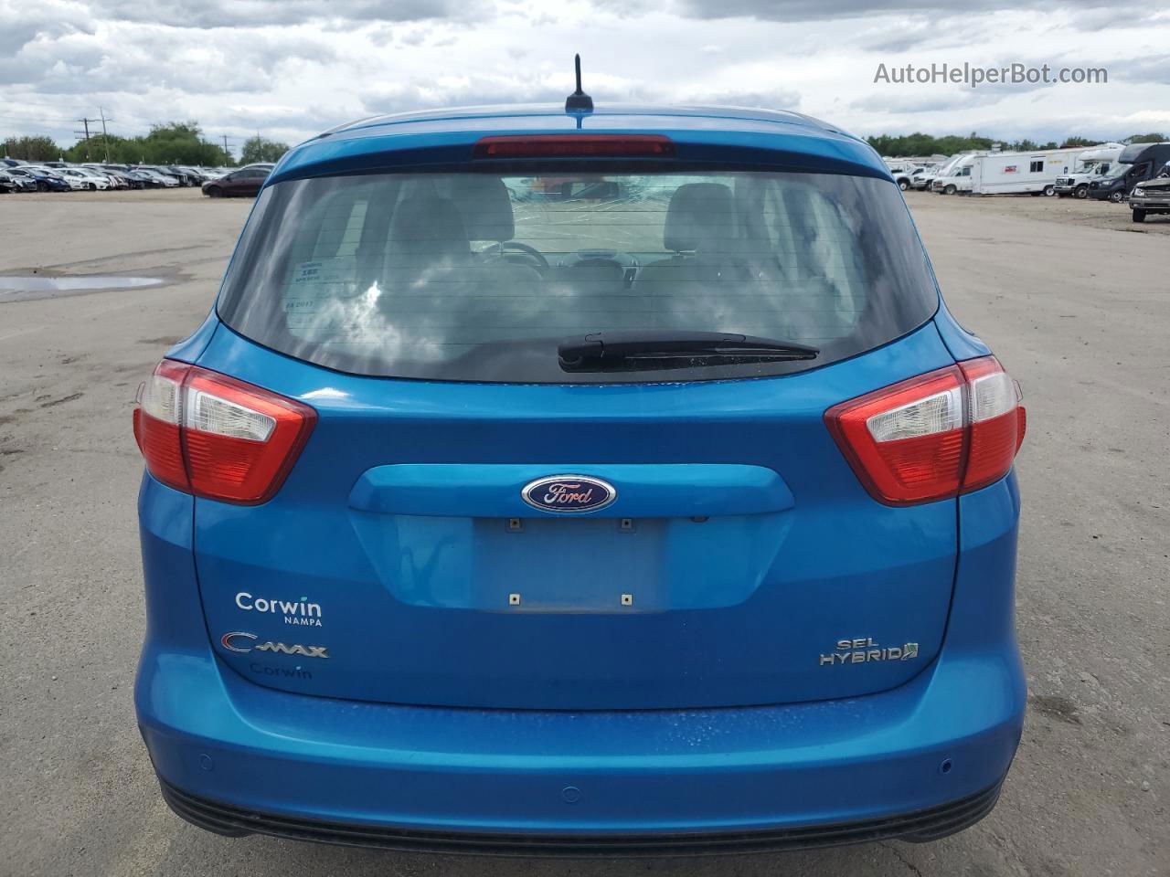 2013 Ford C-max Sel Blue vin: 1FADP5BU5DL550928