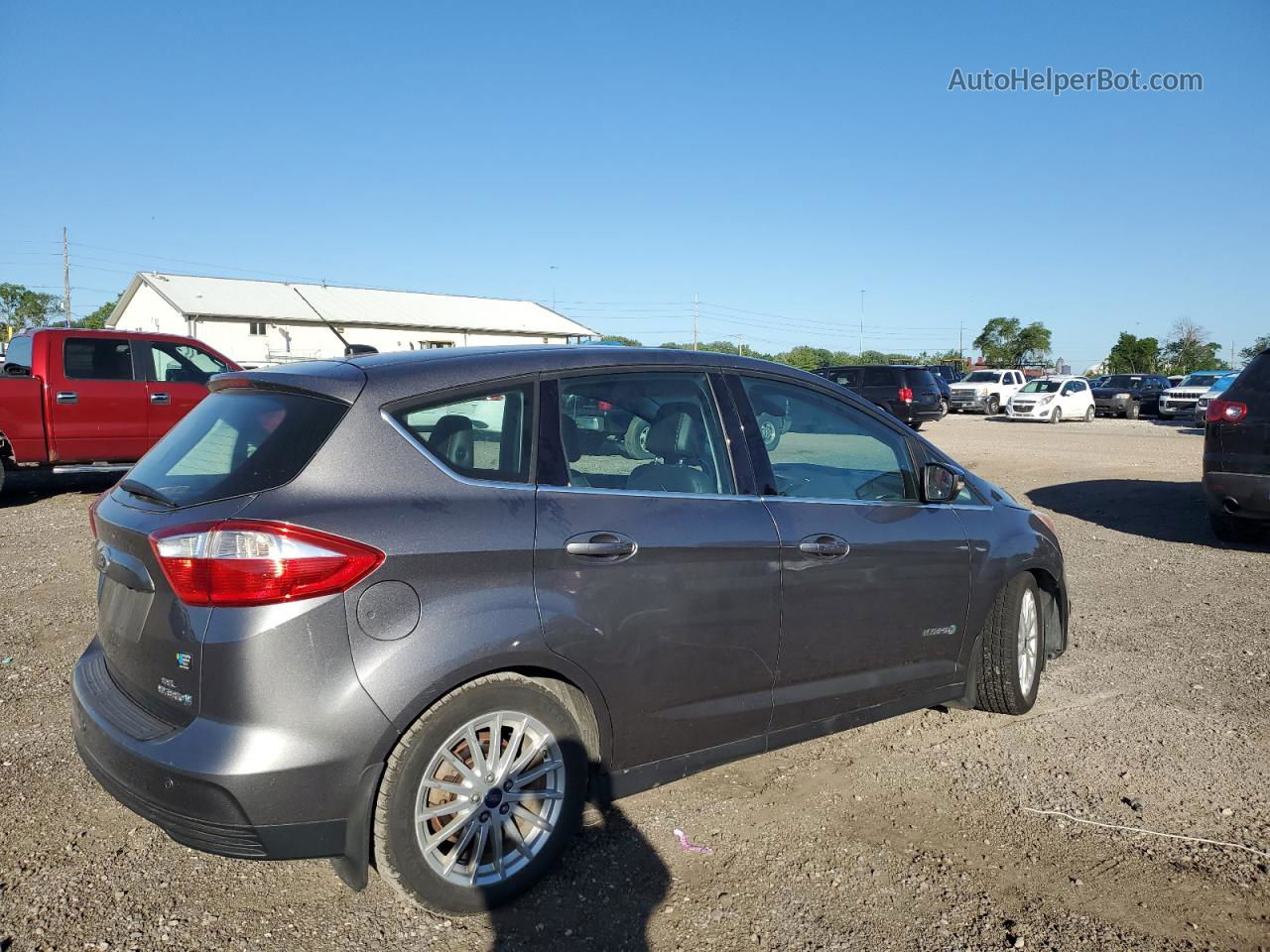 2013 Ford C-max Sel Gray vin: 1FADP5BU5DL552341