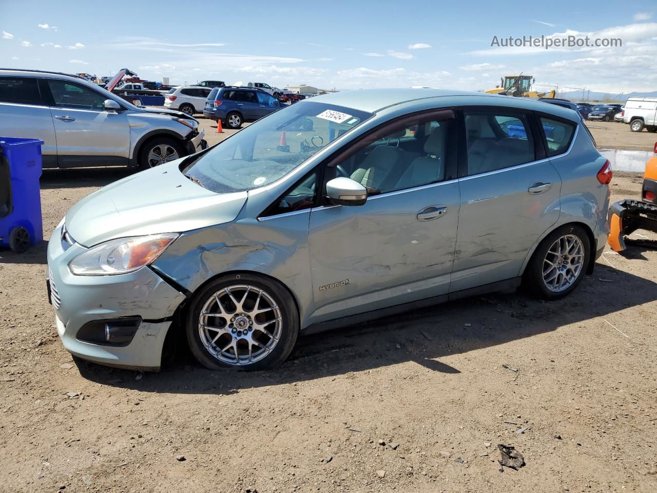 2014 Ford C-max Sel Teal vin: 1FADP5BU5EL515999