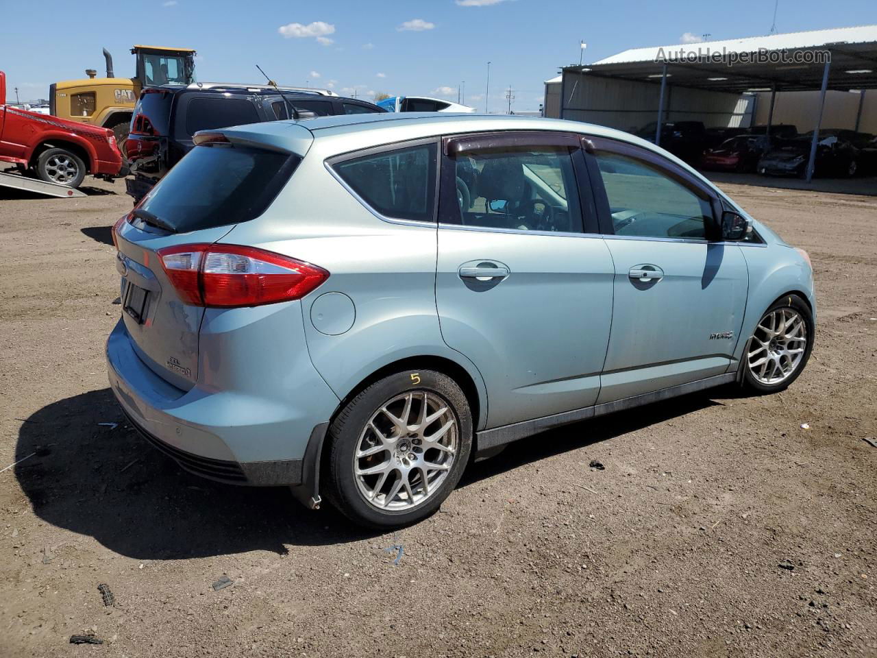 2014 Ford C-max Sel Teal vin: 1FADP5BU5EL515999