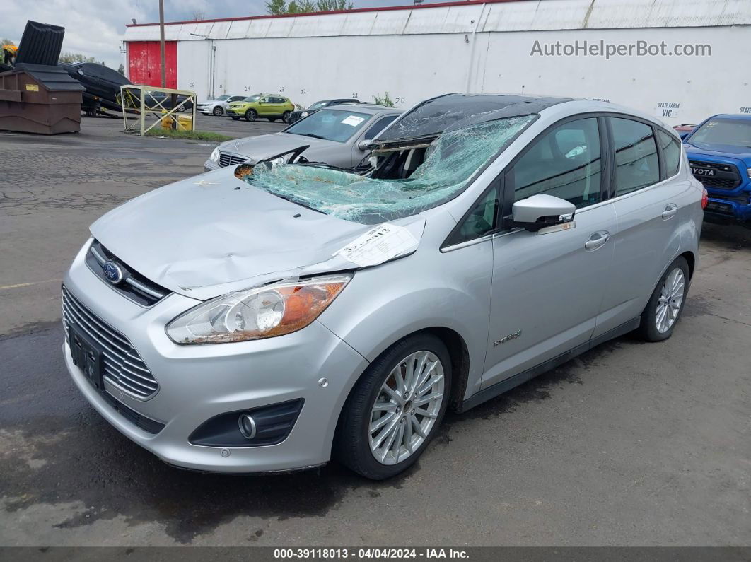 2013 Ford C-max Hybrid Sel Silver vin: 1FADP5BU6DL503794