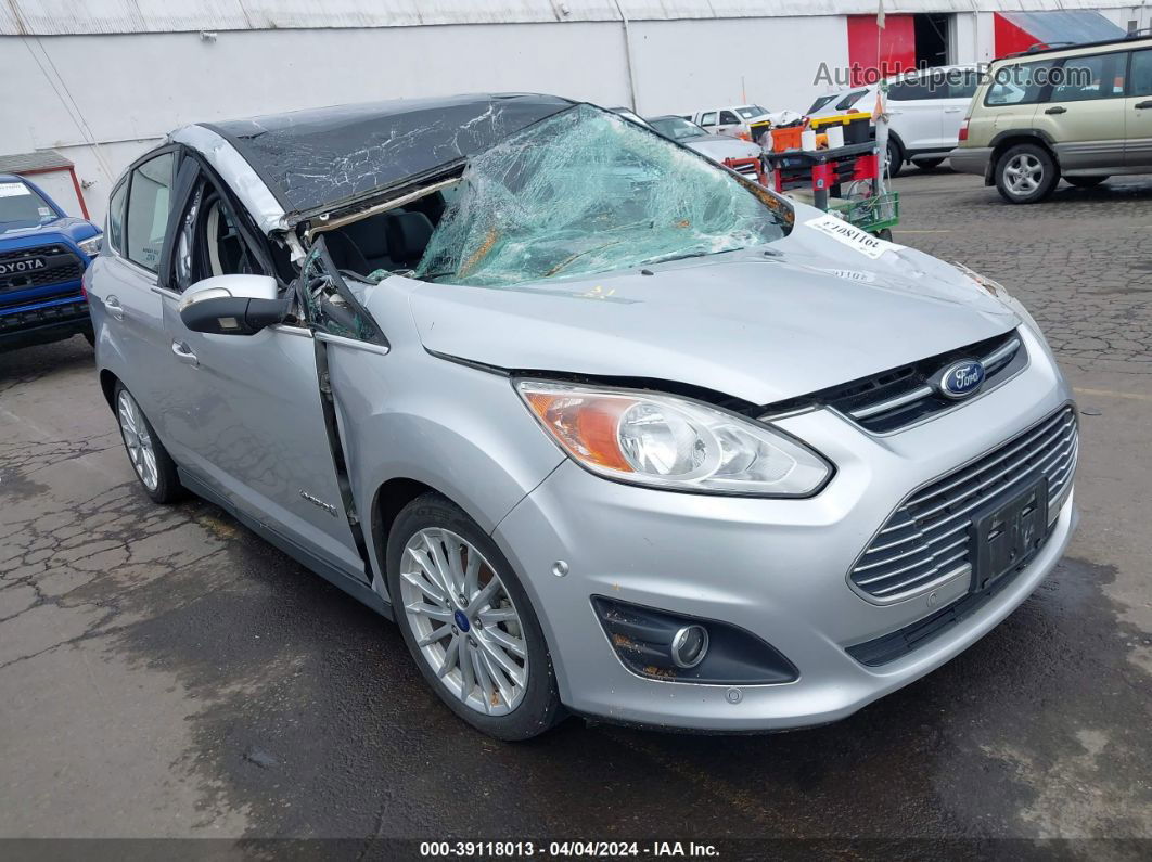 2013 Ford C-max Hybrid Sel Silver vin: 1FADP5BU6DL503794