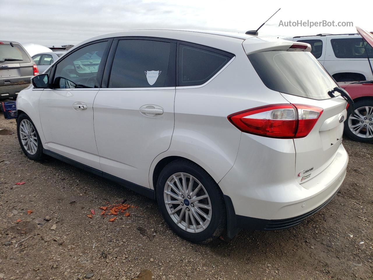 2013 Ford C-max Sel Белый vin: 1FADP5BU6DL504265