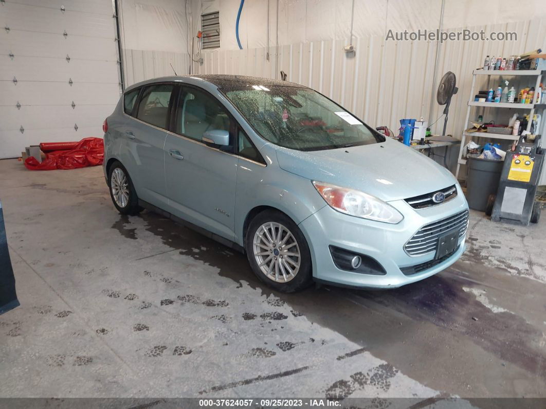 2013 Ford C-max Hybrid Sel Silver vin: 1FADP5BU6DL511149