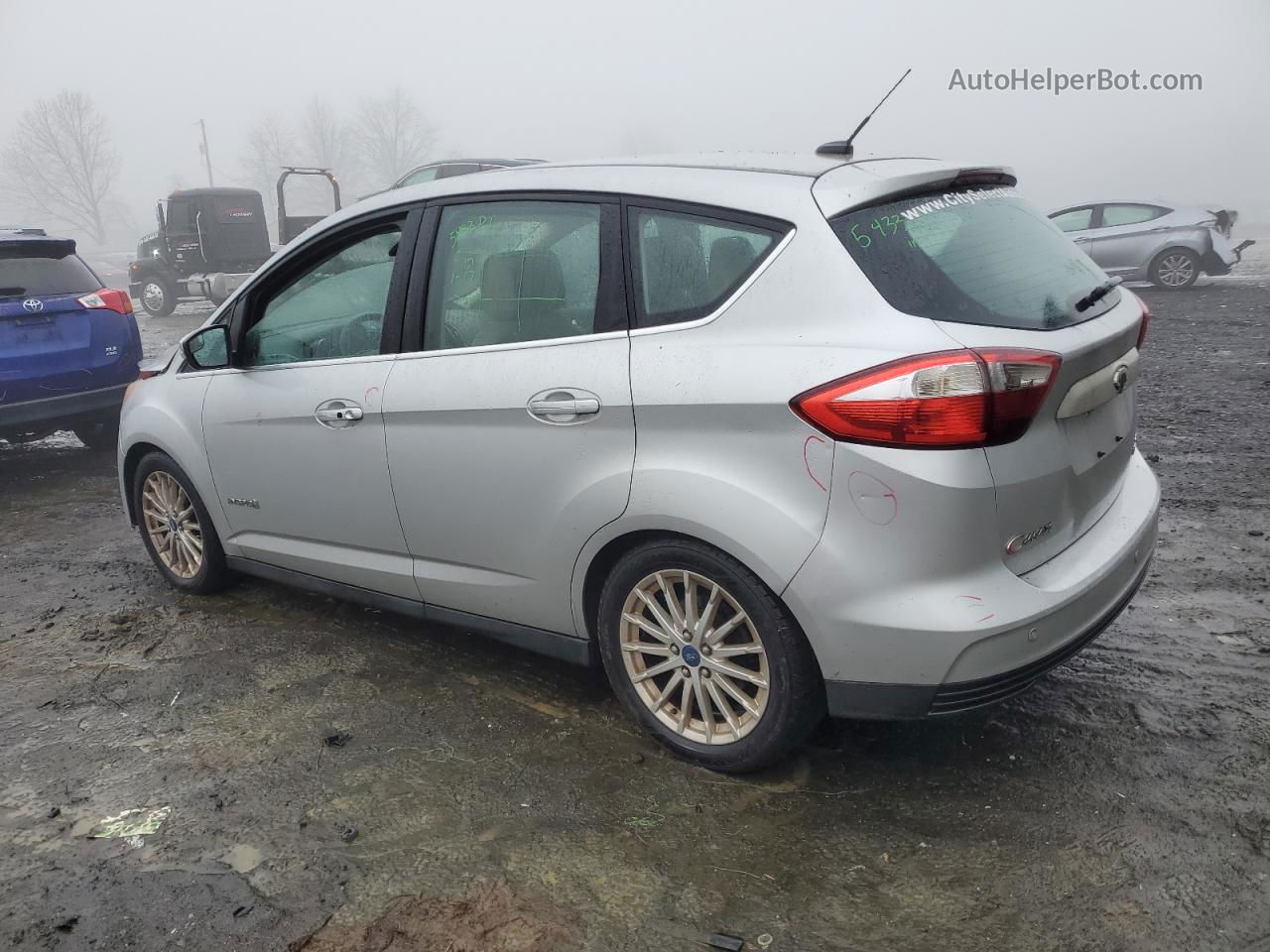 2013 Ford C-max Sel Silver vin: 1FADP5BU6DL525004