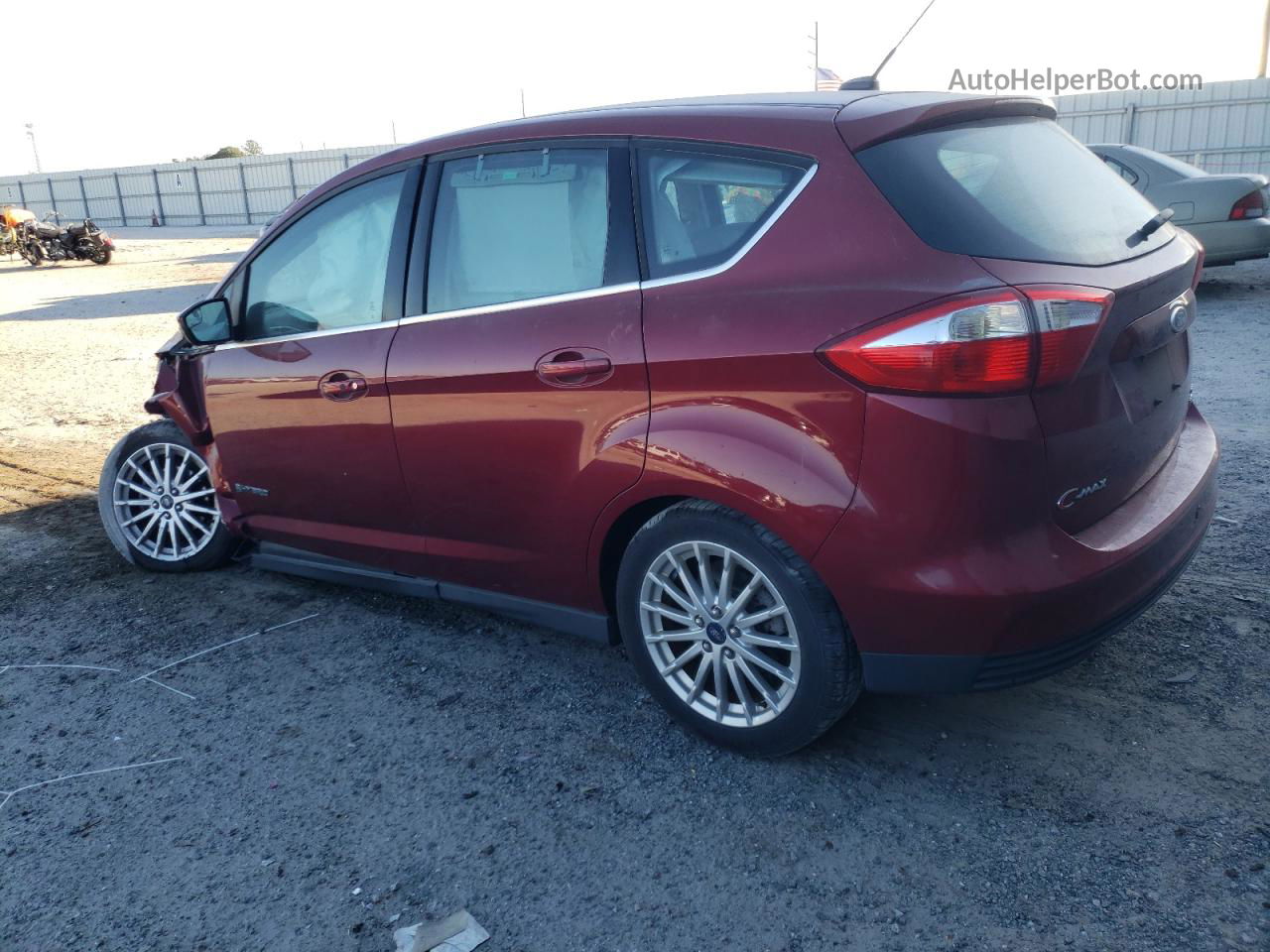 2013 Ford C-max Sel Burgundy vin: 1FADP5BU6DL530087