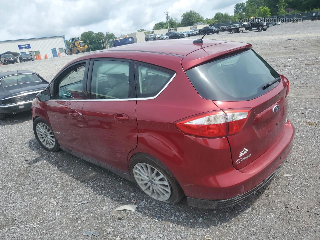 2013 Ford C-max Sel Red vin: 1FADP5BU6DL540358