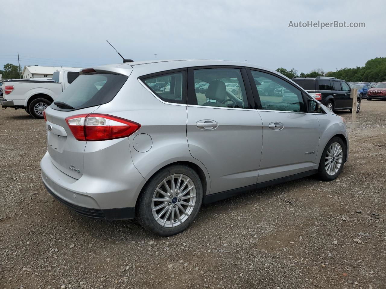 2013 Ford C-max Sel Silver vin: 1FADP5BU6DL544717