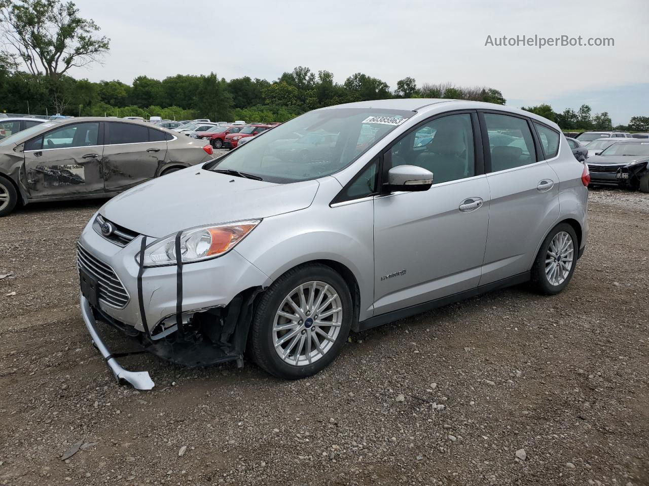 2013 Ford C-max Sel Silver vin: 1FADP5BU6DL544717