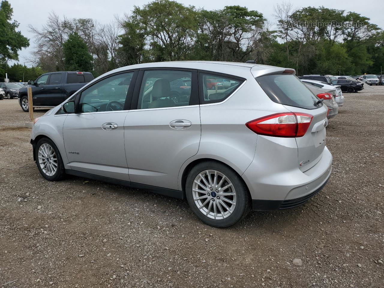 2013 Ford C-max Sel Silver vin: 1FADP5BU6DL544717