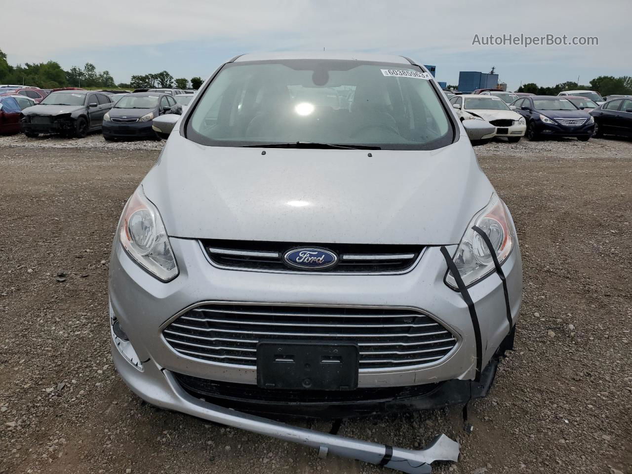 2013 Ford C-max Sel Silver vin: 1FADP5BU6DL544717