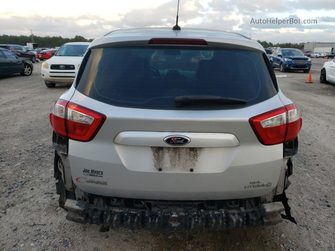 2014 Ford C-max Sel Silver vin: 1FADP5BU6EL509452