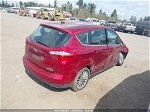 2013 Ford C-max Hybrid Sel Burgundy vin: 1FADP5BU7DL513217