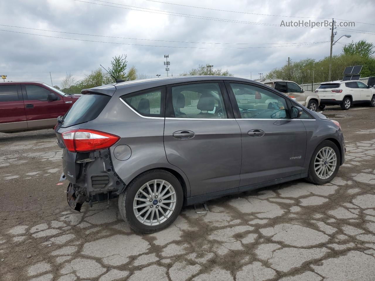 2013 Ford C-max Sel Gray vin: 1FADP5BU7DL519714