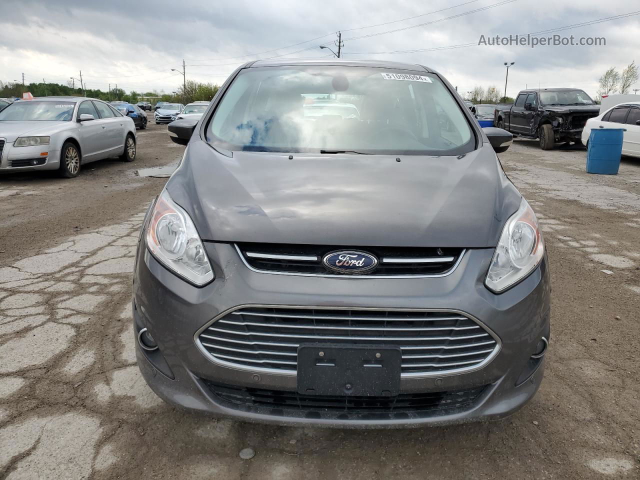 2013 Ford C-max Sel Gray vin: 1FADP5BU7DL519714